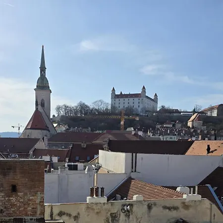 Three Stories In Old Center With Castle View And Terrace Bratislava